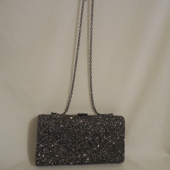 INC International Concepts Glitter Clutch - Picture 1 of 8